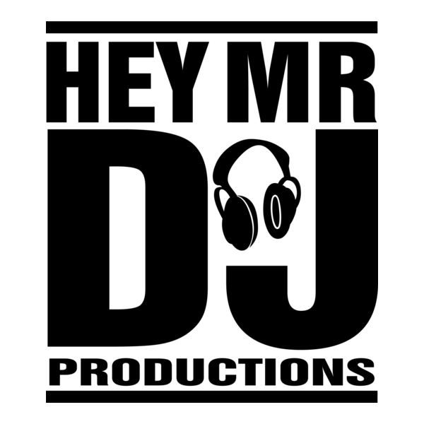 Hey Mr. DJ Logo PNG Vector
