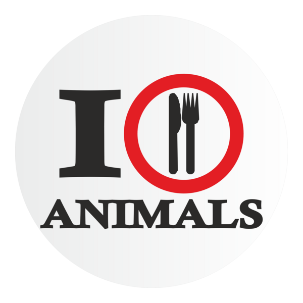 I Eat Animals Logo PNG Vector