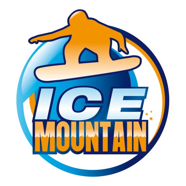 Ice Mountain Logo PNG Vector