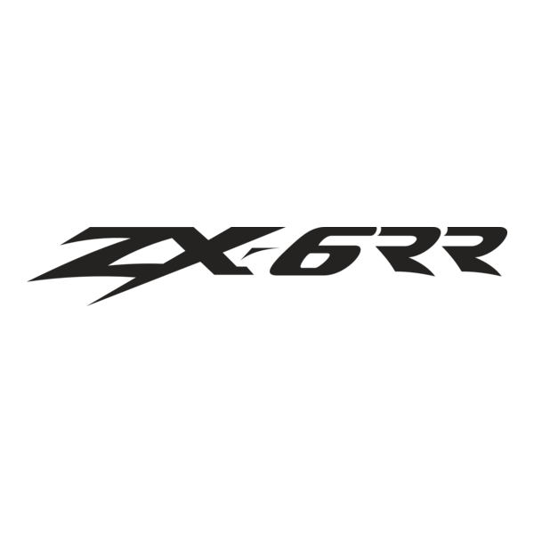 Kawasaki ZX6RR Decal Logo PNG Vector