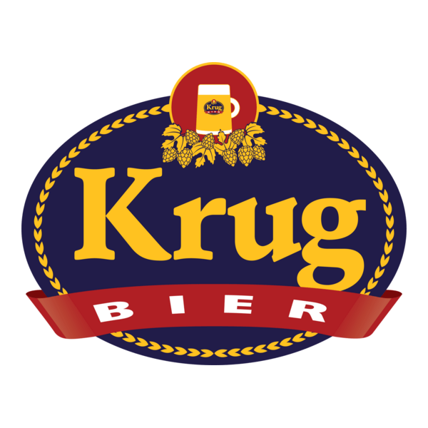 Krug Bier Logo PNG Vector