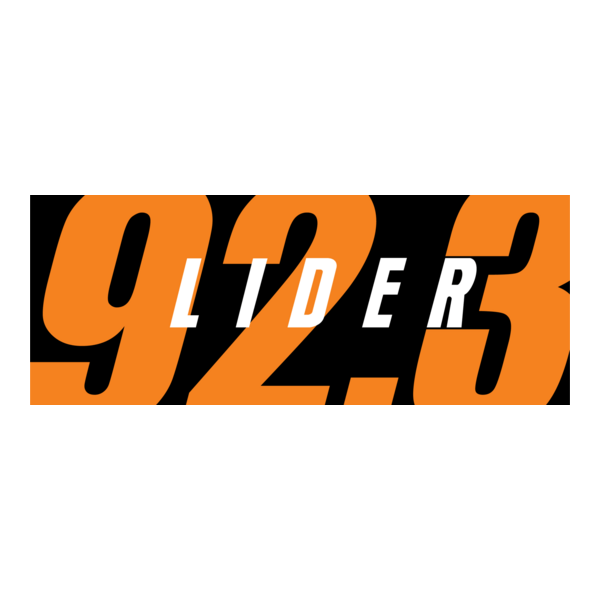 Lider 92.3 FM Logo PNG Vector