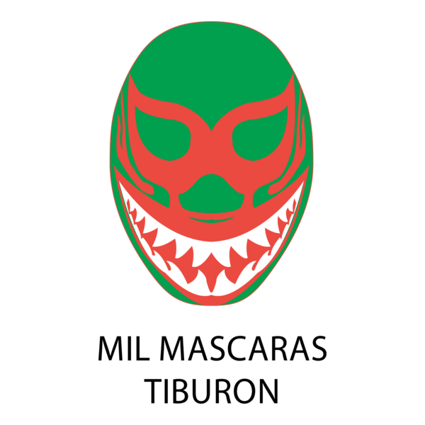 MIL MASCARAS (modelo tiburón) Logo PNG Vector