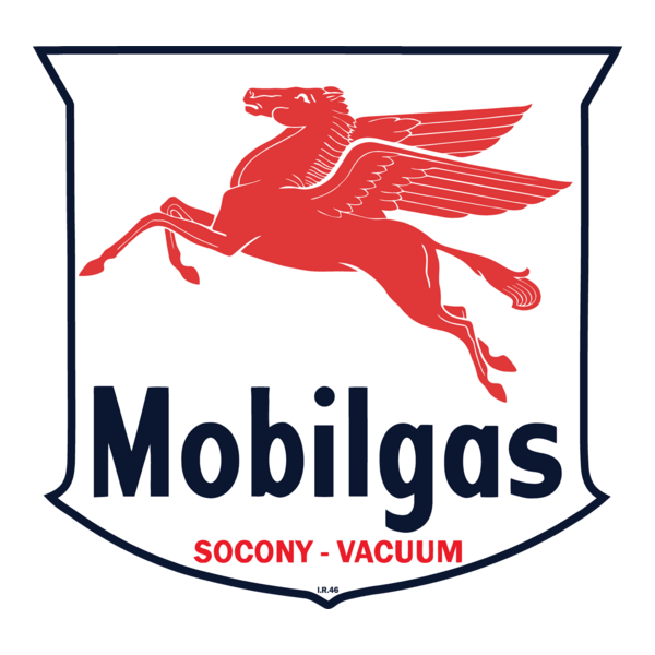 Mobil Gasoline Logo PNG Vector