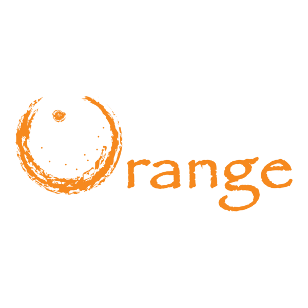 Orange Card House Logo PNG Vector