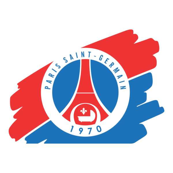 Paris Saint Germain 90's Logo PNG Vector