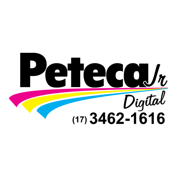 Peteca Jr Digital Logo PNG Vector