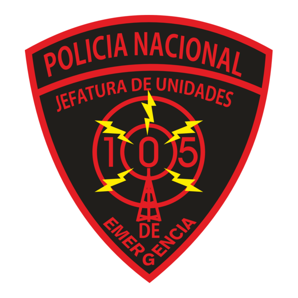 PNP Emergencia 105 Logo PNG Vector