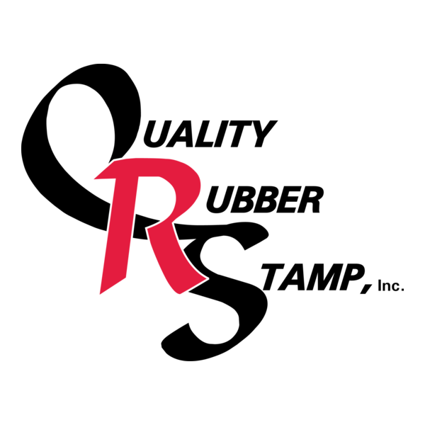Quality Rubber Stamp Logo PNG Vector