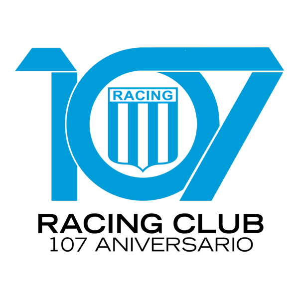 Racing Club 107 Aniversario Logo PNG Vector