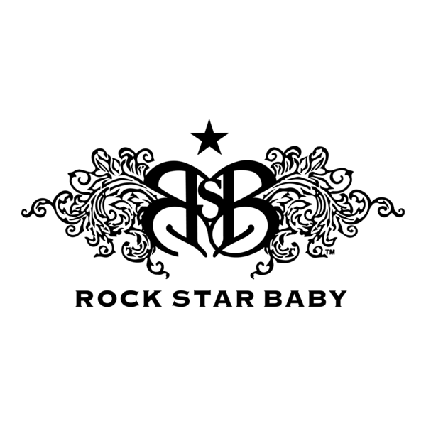 Rock Star Baby Logo PNG Vector