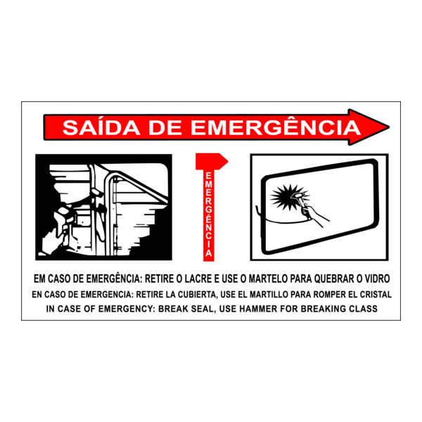 Saida de Emergencia Logo PNG Vector