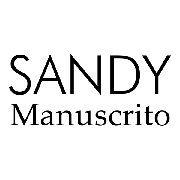 Sandy Manuscrito Logo PNG Vector