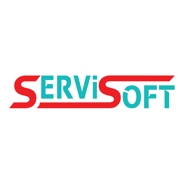 Servisoft Computer Center Logo PNG Vector