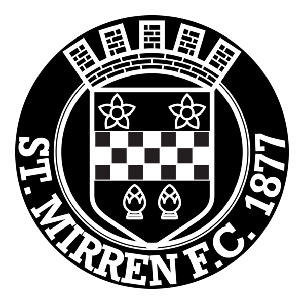 St.Mirren FC Paisley (80's) Logo PNG Vector