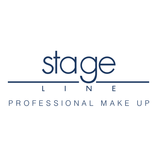 Stage Line Professional Make Up Logo PNG Vector