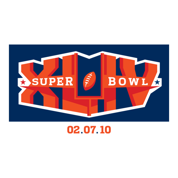 Super Bowl 2010 Logo PNG Vector