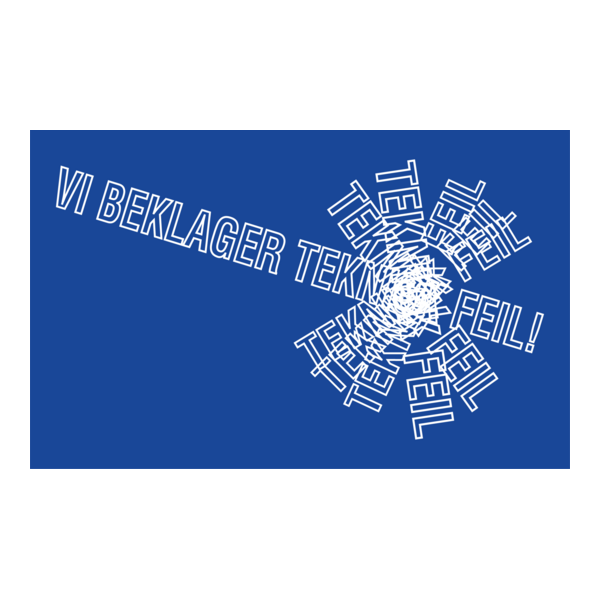 Teknisk Feil - NRK Retro Logo PNG Vector