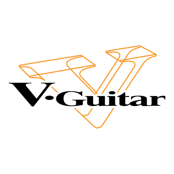 V-Guitar Logo PNG Vector