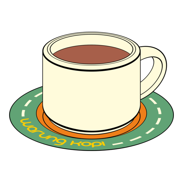 Warung Kopi Logo PNG Vector