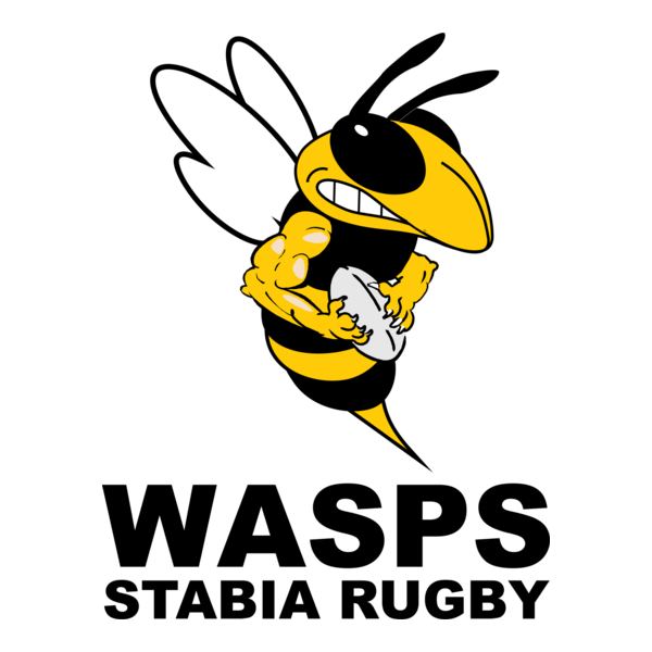 Wasps Stabia Rugby Logo PNG Vector