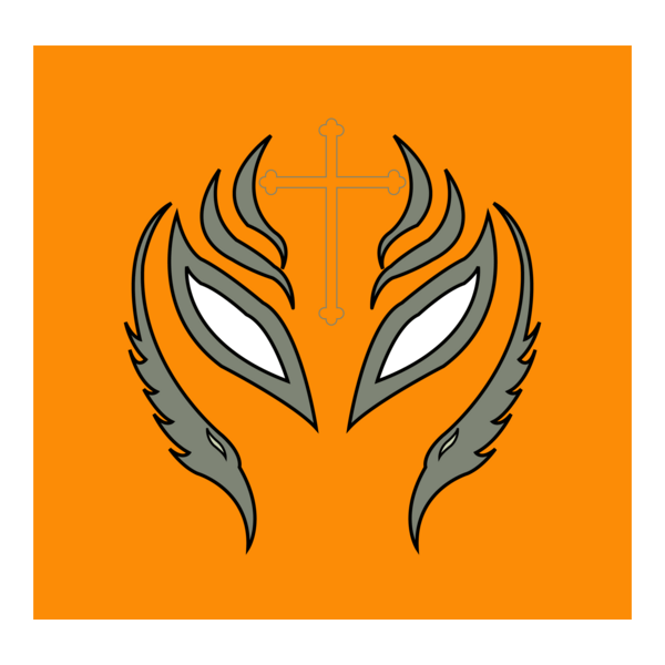 WWE Rey Mysterio mask design Logo PNG Vector