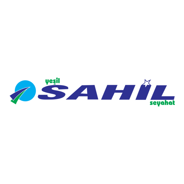 Yeşil Sahil Seyahat Logo PNG Vector