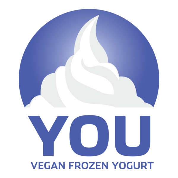 YOU Vegan Frozen Yogurt Logo PNG Vector