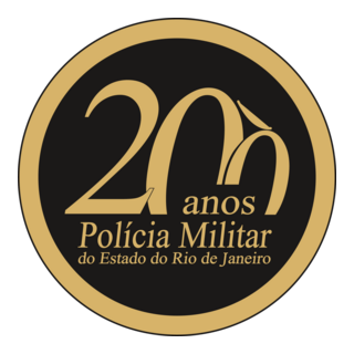 200 Anos Policia Militar Logo PNG Vector