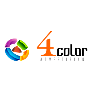 4 Colour Advertising Logo PNG Vector