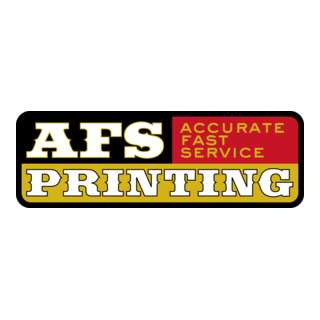 AFS Printing Logo PNG Vector
