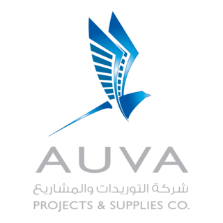 AUVA Projects and Supplies Company Logo PNG Vector