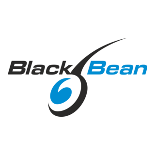 Black Bean Logo PNG Vector