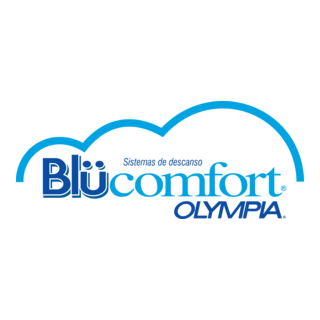Blu comfort OLYMPIA Logo PNG Vector