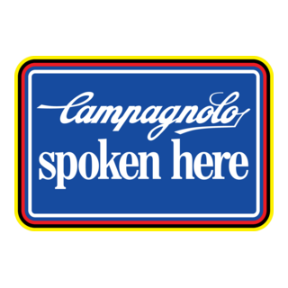Campagnolo spoken here sign Logo PNG Vector