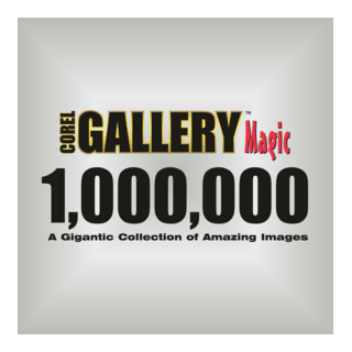 Corel Gallery 1,000,000 Logo PNG Vector