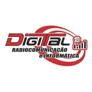 Digital Radiocomunicação e Informatica Logo PNG Vector