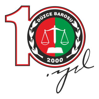 Düzce Barosu 10.yıl Logo PNG Vector