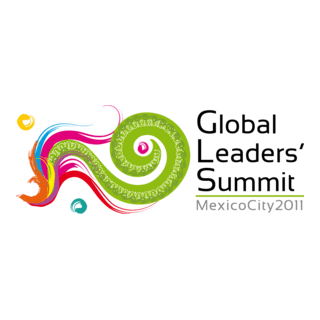 Global Leaders' Summit 2011 Mexico City Logo PNG Vector