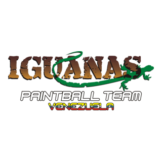 Iguanas Paintball Team Logo PNG Vector