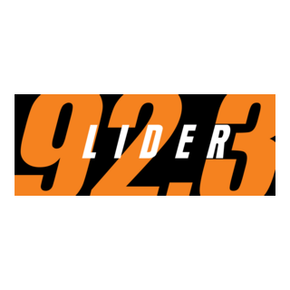 Lider 92.3 FM Logo PNG Vector