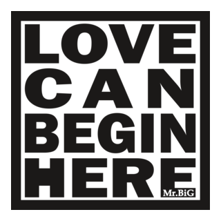 LOVE CAN BEGIN HERE Logo PNG Vector
