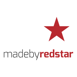 Made by Red Star Logo PNG Vector