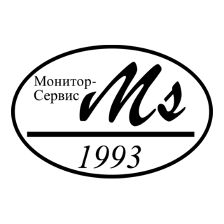 Monitor Service Logo PNG Vector