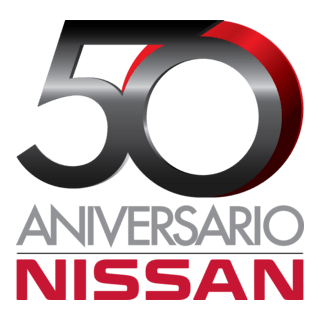 Nissan 50 Aniversario Logo PNG Vector