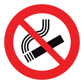No Smoking Logo PNG Vector