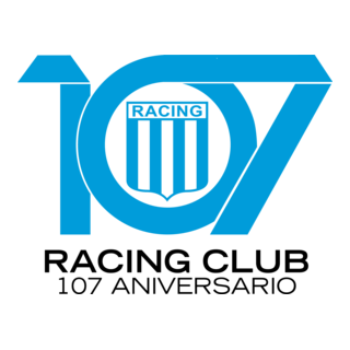 Racing Club 107 Aniversario Logo PNG Vector