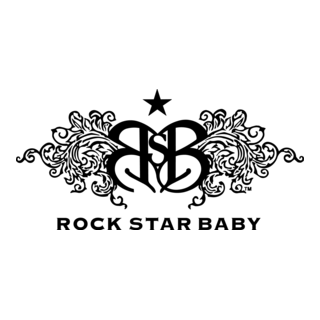 Rock Star Baby Logo PNG Vector