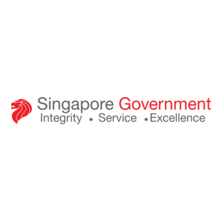 Singapore Government Lion Logo PNG Vector
