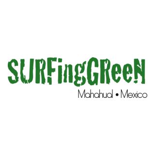 Surfing Green Logo PNG Vector